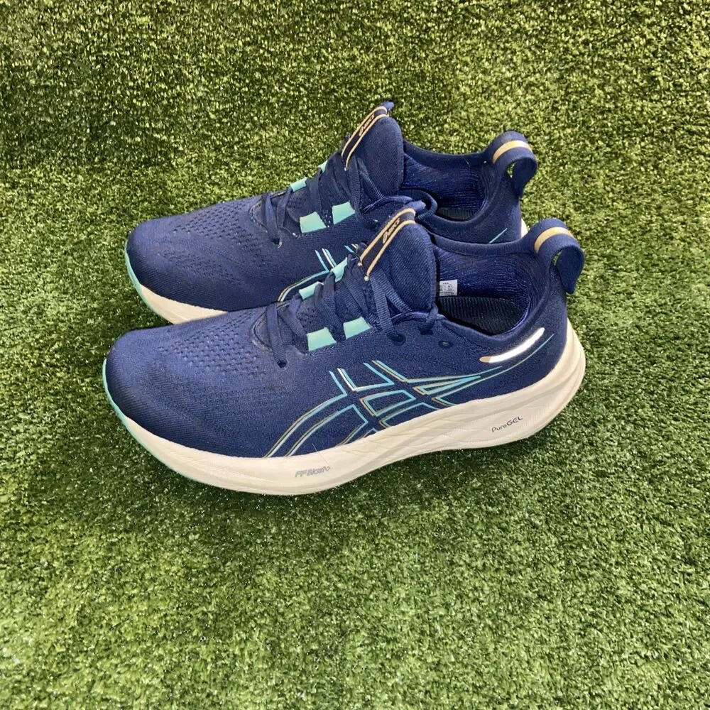 Asics FF Blast Plus Gel-Nimbus 26 Running Shoes Blue Women’s Size 8.5 Sneakers